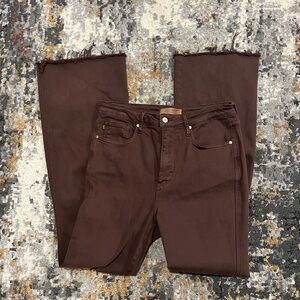 Judy Blue High Rise Tummy Control Garment Dyed Flare Denim 11/30